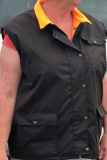 Night Owl Outdoor Gear - Ladies oilskin vest